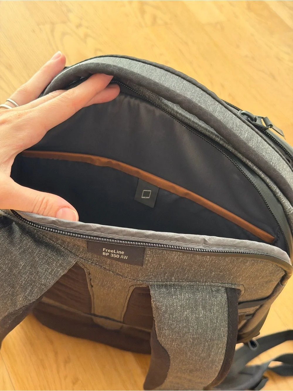 Lowepro Freeline Camera Backpack 350 AW, Heather Grey